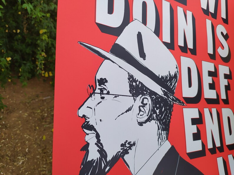 All Wi Doin is Defendin Linton Kwesi Johnson / Silkscreen Poster 50x70xm image 4