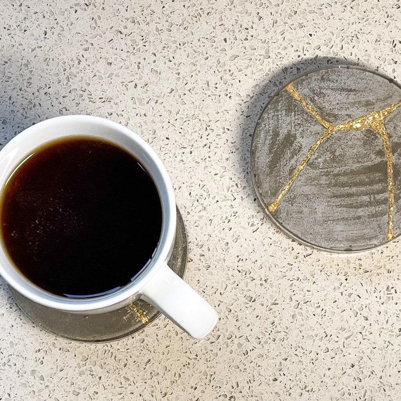 Kintsugi Coaster - Etsy