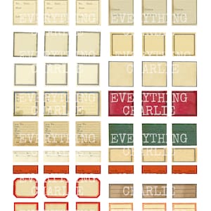 Specimen, Plant and Entomology Labels, Digital Download Printable for ...