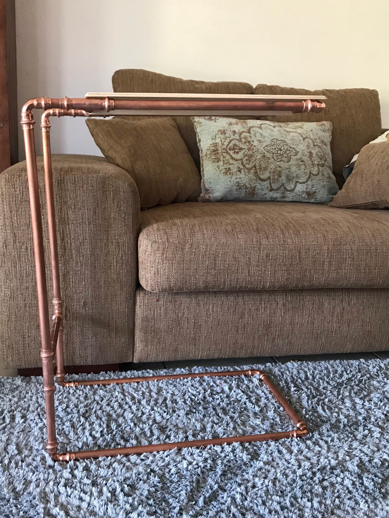 Copper pipe table in CUREDesign Etsy