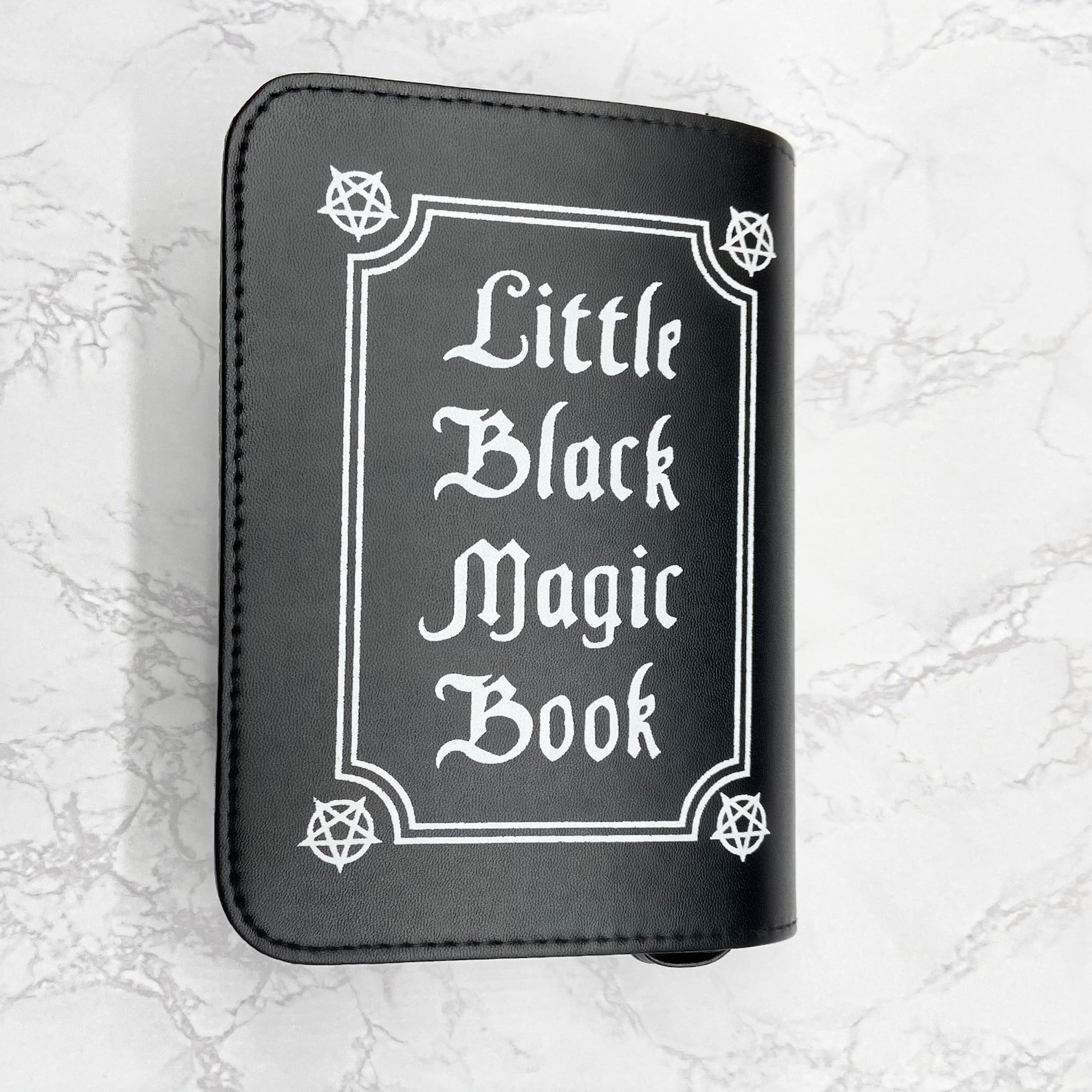 Book of Spells Bag Book Purse Little Black Book Purse Witch Etsy