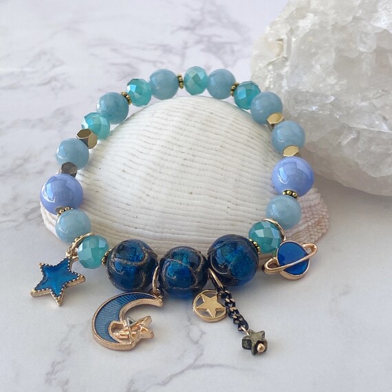 Planet Bracelet Space Bracelet Celestial Bracelet Planet