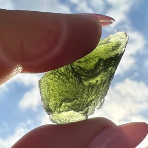 TRUSTED SELLER 5.266g Rough Moldavite Natural Moldavite Raw Moldavite Authentic Moldavite Genuine Moldavite Healing Moldavite Czech