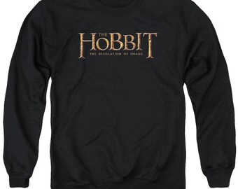 Never Laugh Adult Crewneck Sweatshirt Hobbit