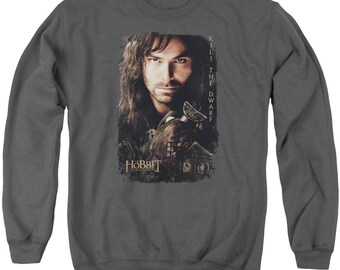 Never Laugh Adult Crewneck Sweatshirt Hobbit