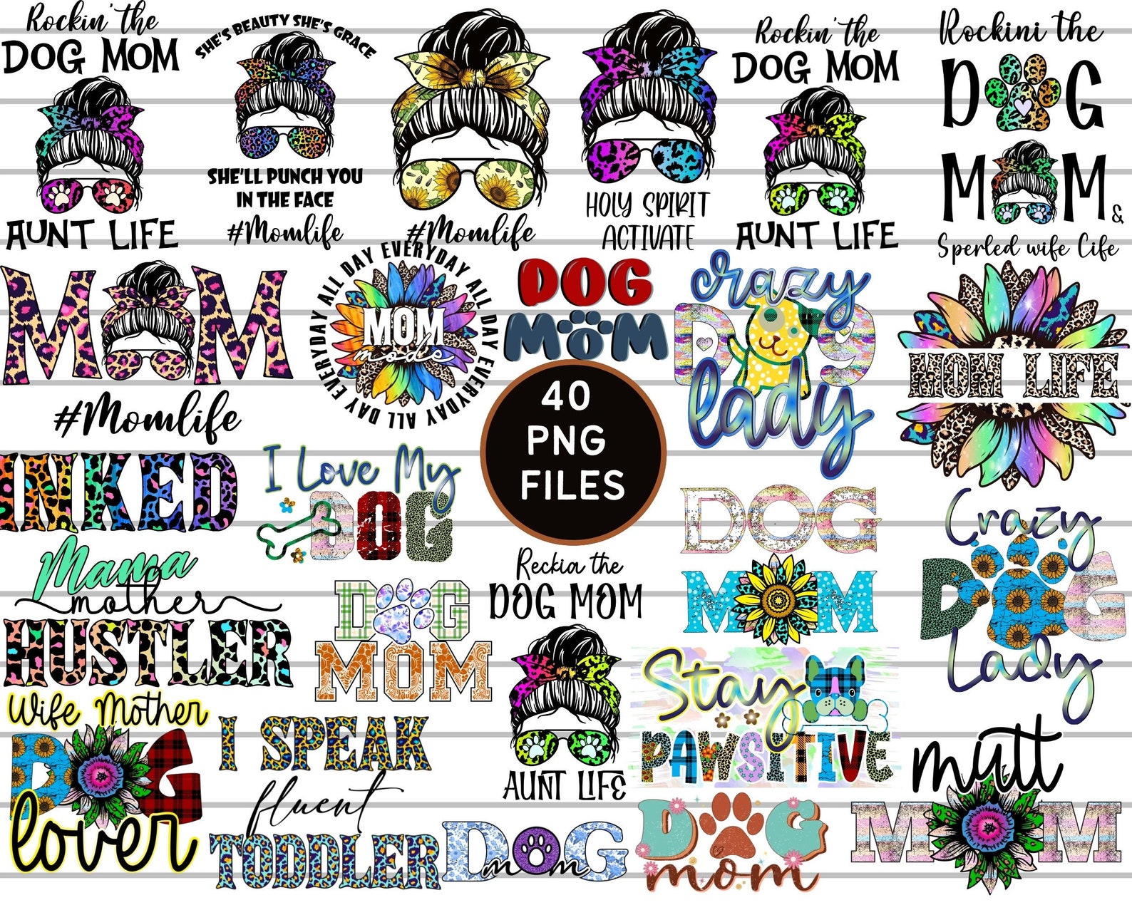 Dog Mom PNG Best Dog Mom Ever Dog Paw Png Dog Mom Life Png - Etsy