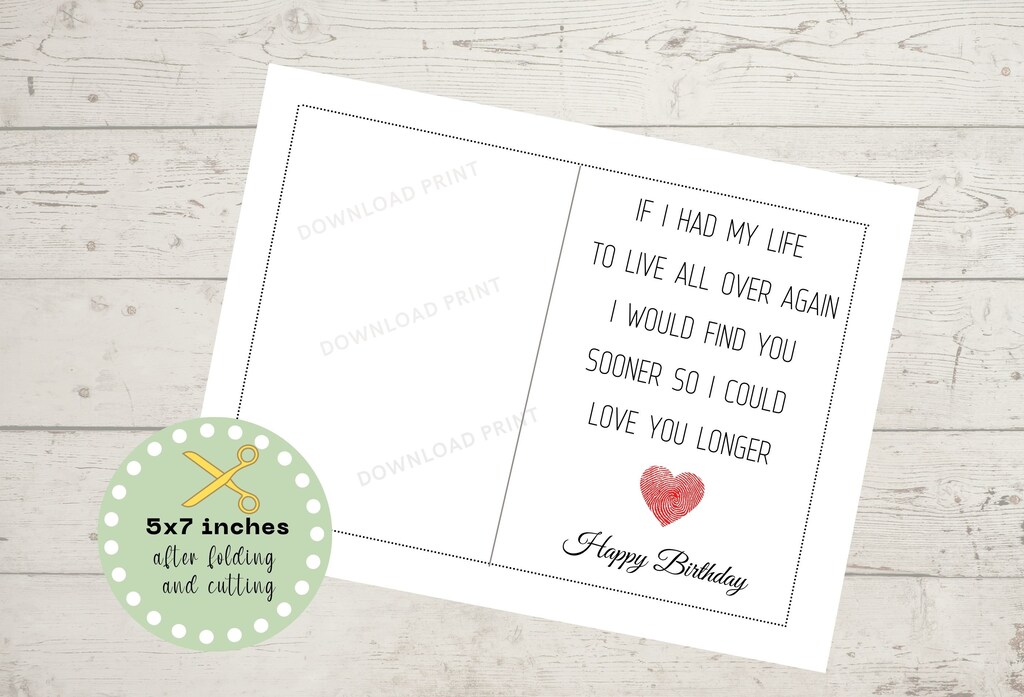 Biglietto Di San Valentino Umoristico 'Love You To The Moon And Back' - 14,5x14,5 Cm Con Busta Rossa