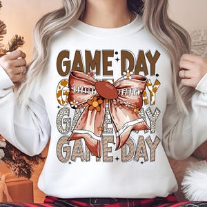 Coquette Football png, Football mom png, Football Bow png, Retro Football png, Fall Football png, Game Day, Sports png, Football Season Png
