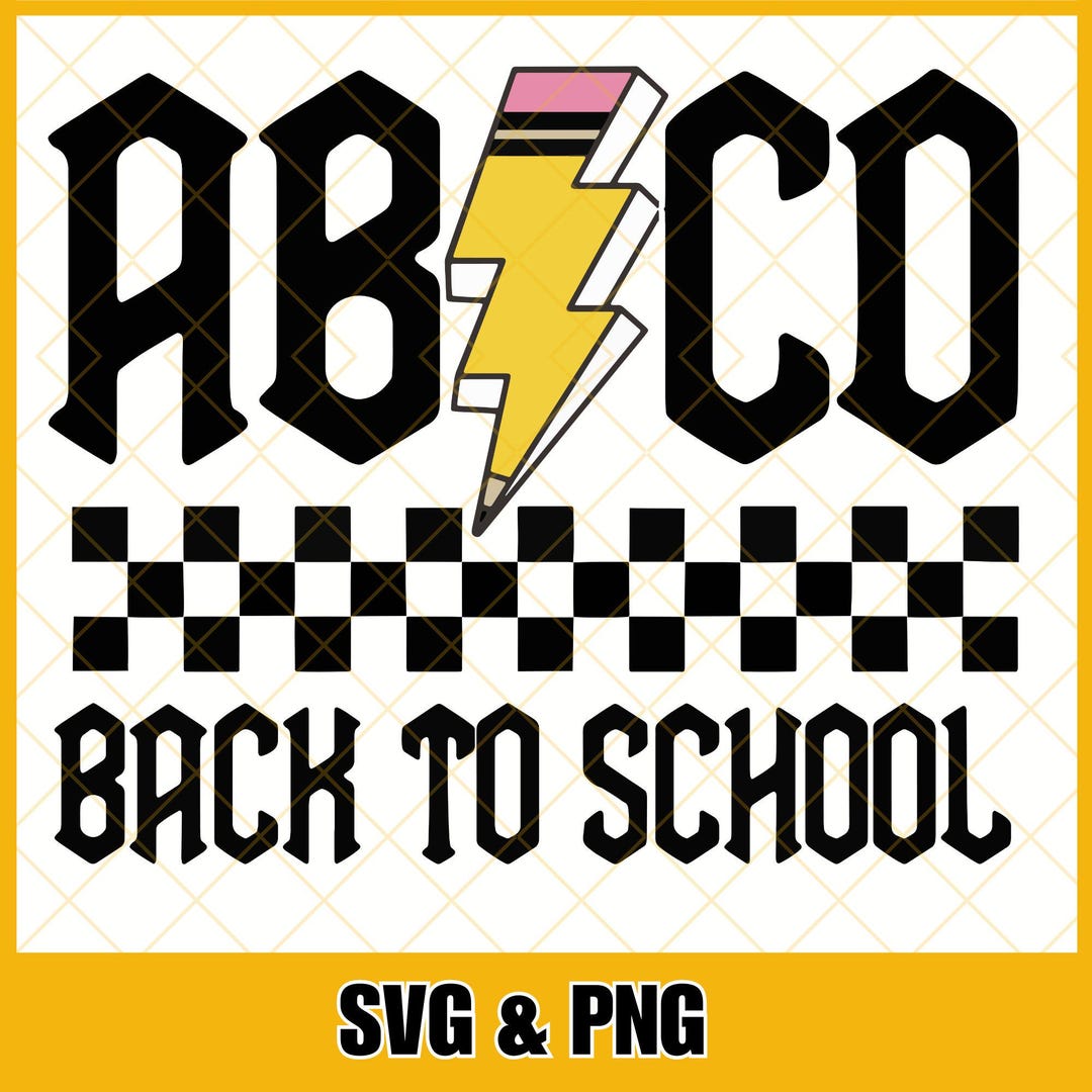ABCD Teacher Svg, First Day of School Svg, Back to School Png, Back in ...