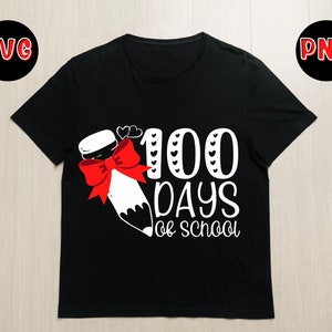 100 Days of School SVG, 100 Days of Loving School SVG , 100 Hearts SVG, 100 Days png, 100th Day of School png, Silhouette, Cricut, Cut File