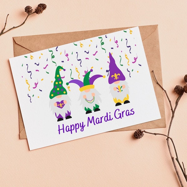 mardi gras card game