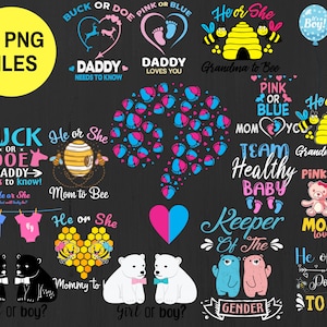 Pink or Blue We Love You PNG, Pink or Blue Mommy Love You PNG, Gender Reveal Shirt png , Pink or Blue Daddy Love You PNG, Gender Reveal png