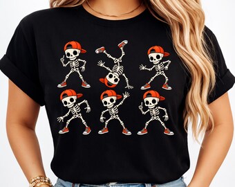 Dancing Skeleton PNG, Hip Hop Halloween Sublimation Design, Digital Download