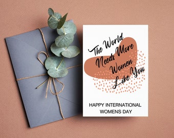 Free Vector | International Women's Day card