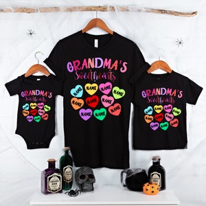 Personalizable Grandma heart ,Grandma Heart Design ,Grandma Mom Grandma&#39;s Sweethearts Svg Design for Cricut, Silhouette, Heat Press Transfer