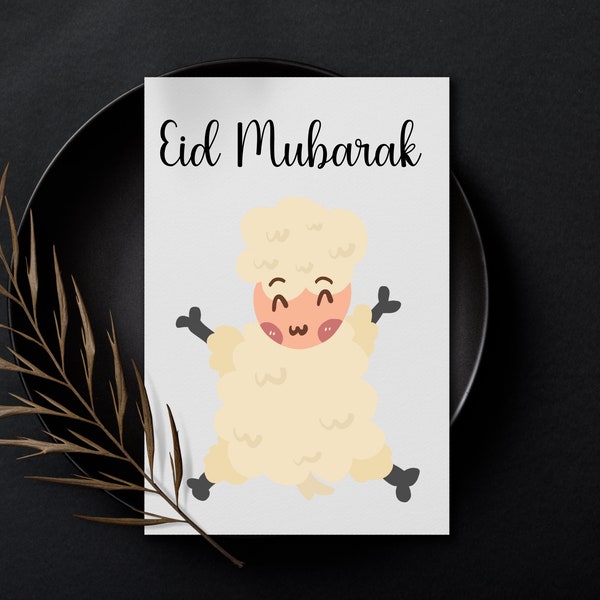 Eid Mubarak-Karte – Schaf