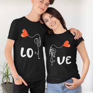Love shirts svg Matching shirts png Anniversary gift ideas svg His and Hers shirts svg png