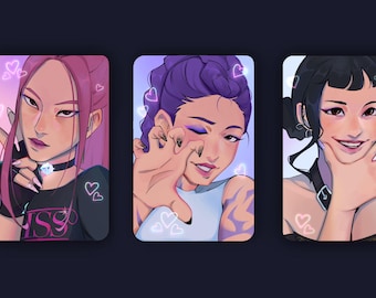 Huntrix Photocards - Kpop demonenjagers