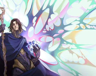 Viktor Arcane-print – Fantasy-fanart