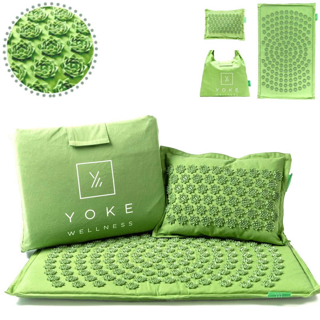 Acupressure Mat & Pillow Bundle organic Massage Mat for Etsy UK