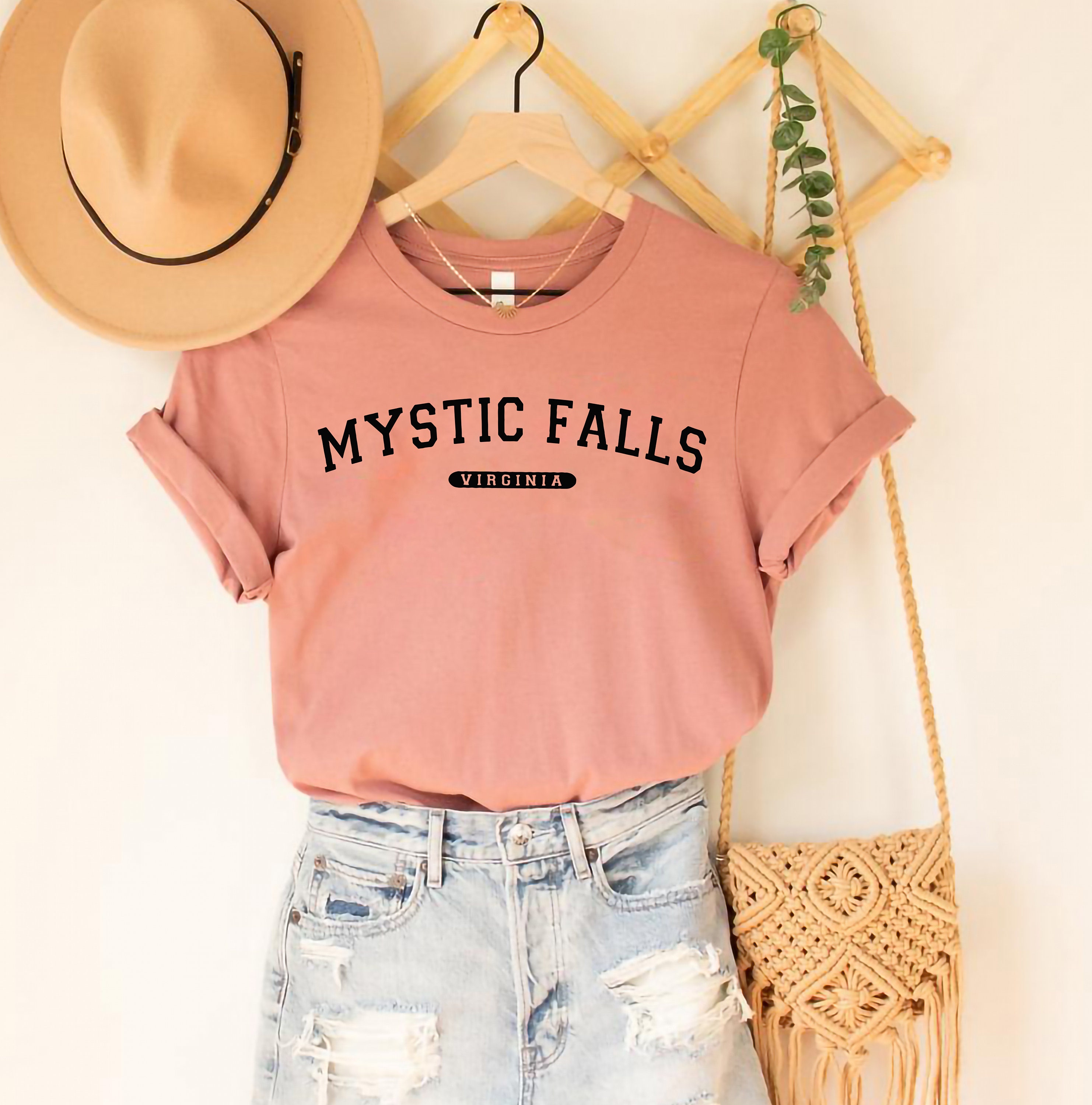Mystic Falls T-shirt Mystic Falls Shirt Vampire Shirt | Etsy