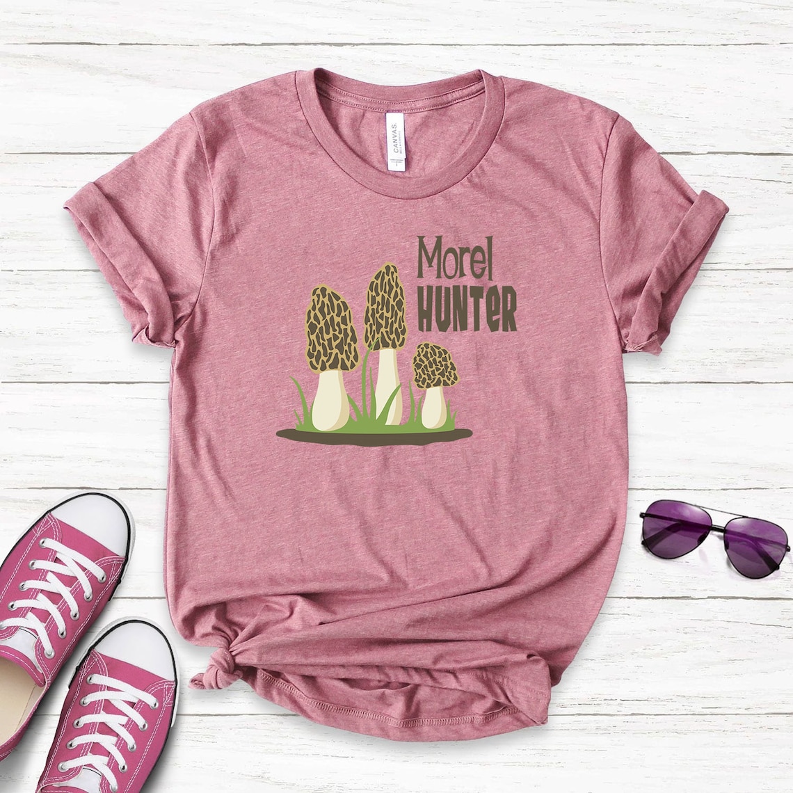 Morel Mushroom Shirt Funny Foraging Morels Hunters TShirt Etsy