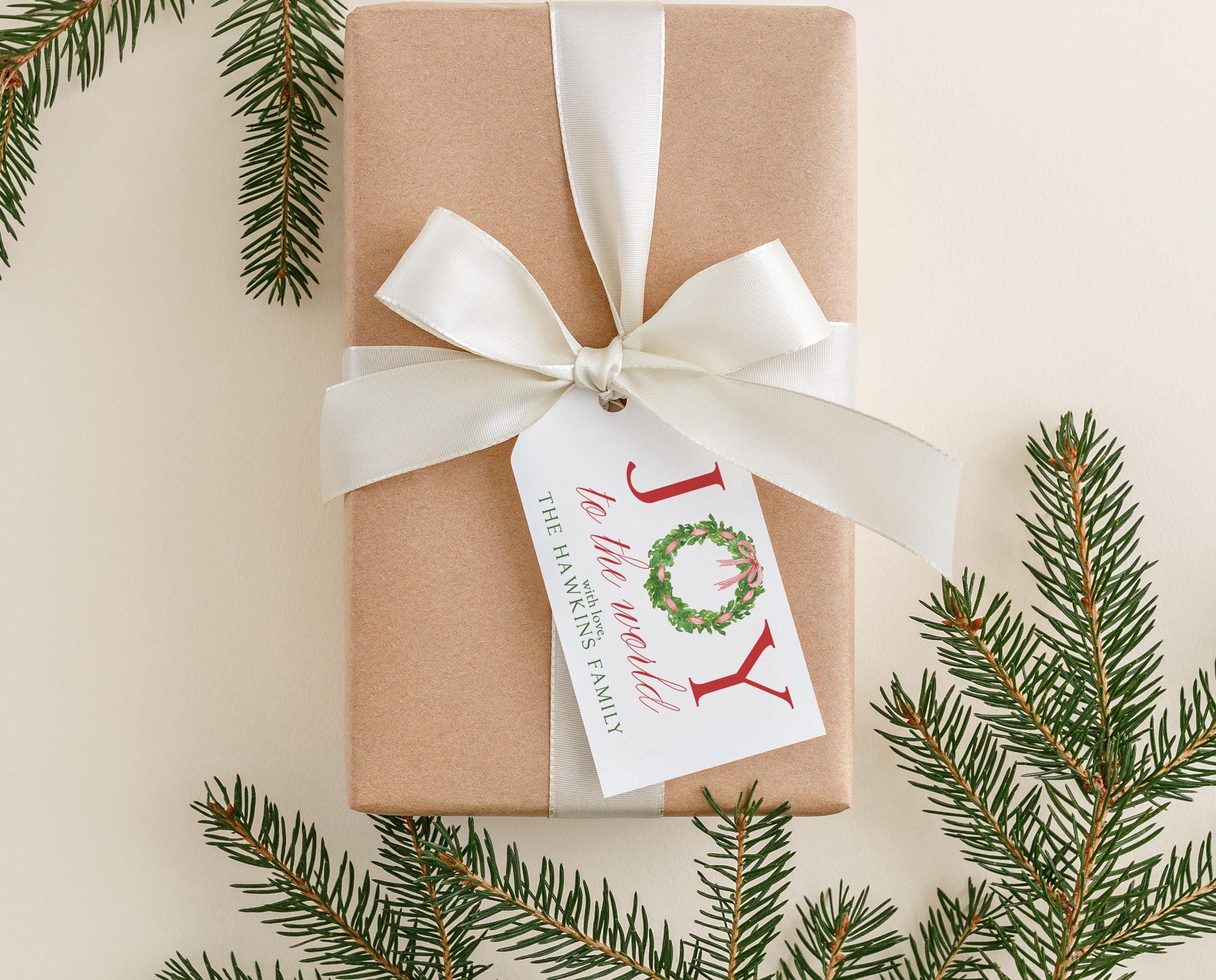 Toocoo Lot De 200 Étiquettes Cadeaux Kraft Blanches Et Marron Avec Ficelle - Double Face