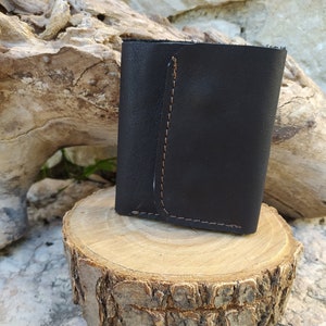 Cartera de bolsillo de piel