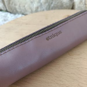 Astuccio porta penne in pelle