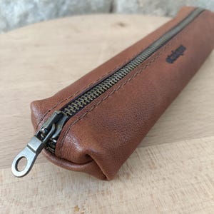 Astuccio porta penne in pelle