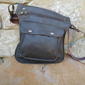 Gürteltasche aus Leder