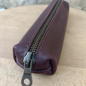 Astuccio porta penne in pelle