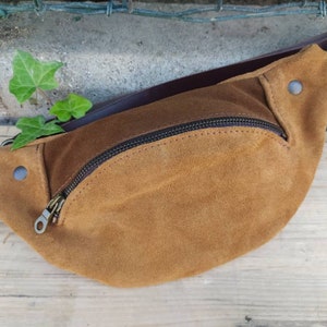 Marsupio in pelle semplice