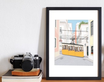 Lisbon Tram Print