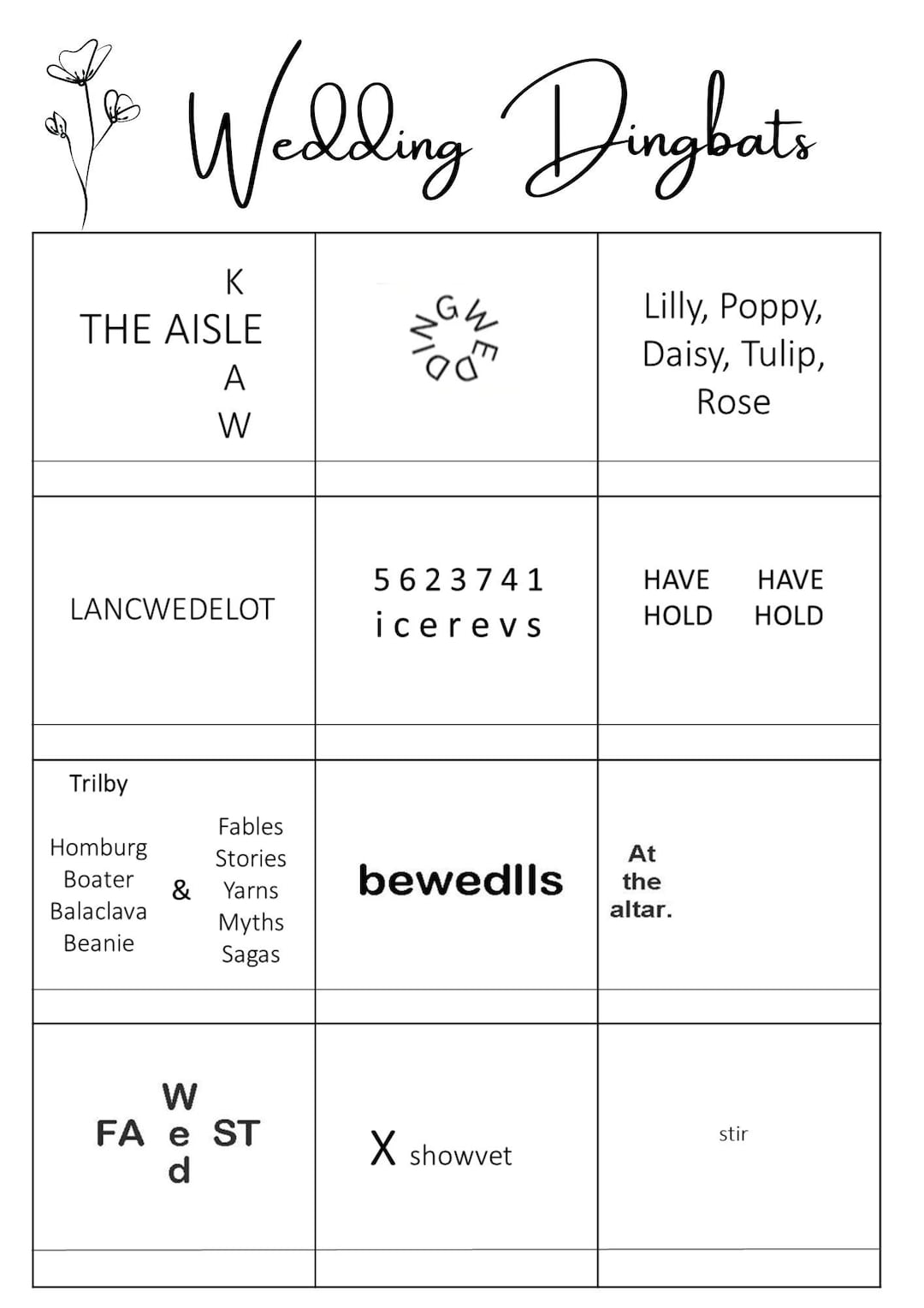 Wedding Themed Dingbats (digital Download) - Etsy