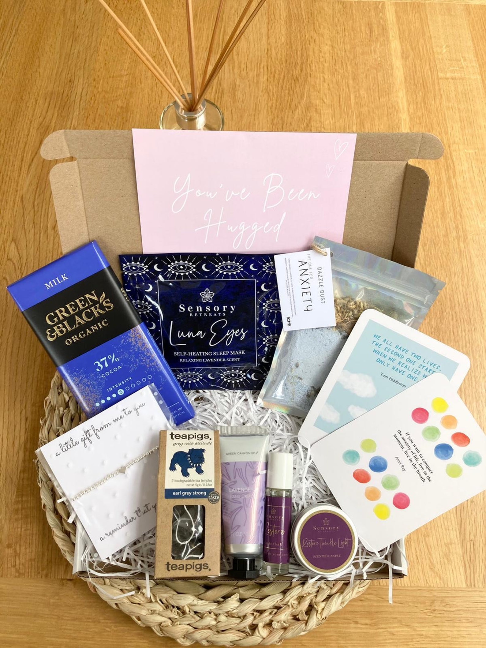 Relax Gift Box For Women AntiAnxiety Hug In A Box Etsy