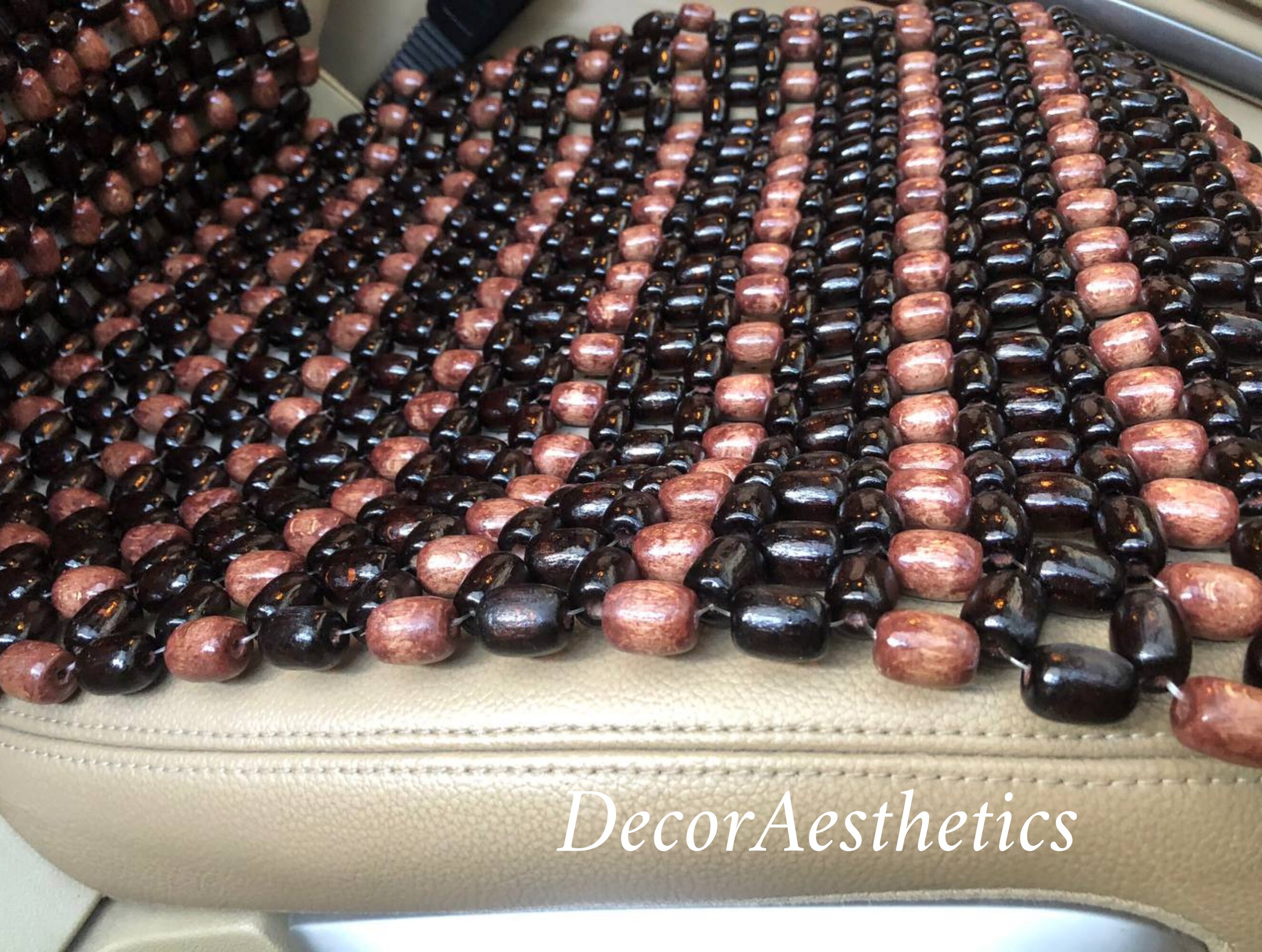 Bead Сar Seat Cover Set of 2 Car Covers for Seats Wooden Car Etsy