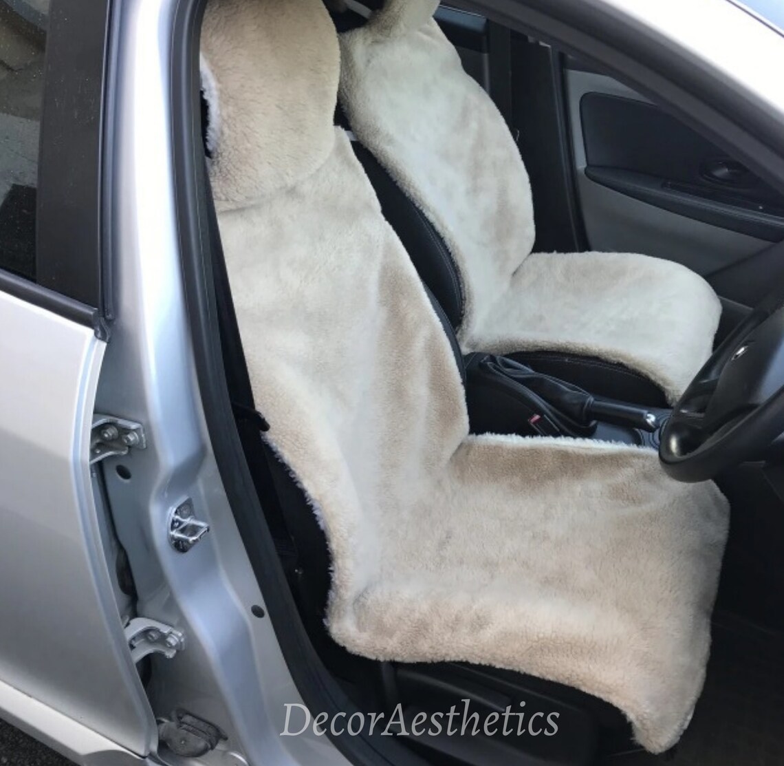 Wool Car Seat covers Set of 2 seat car covers warm Beige car Etsy