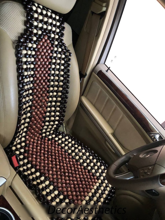 Car Seat Cover Bead Set of 2,wooden Seat Covers, Bead Seat Cover, Handmade  Wooden Car Seats Covers, Wood Covers for Car, Massage Seat Covers 