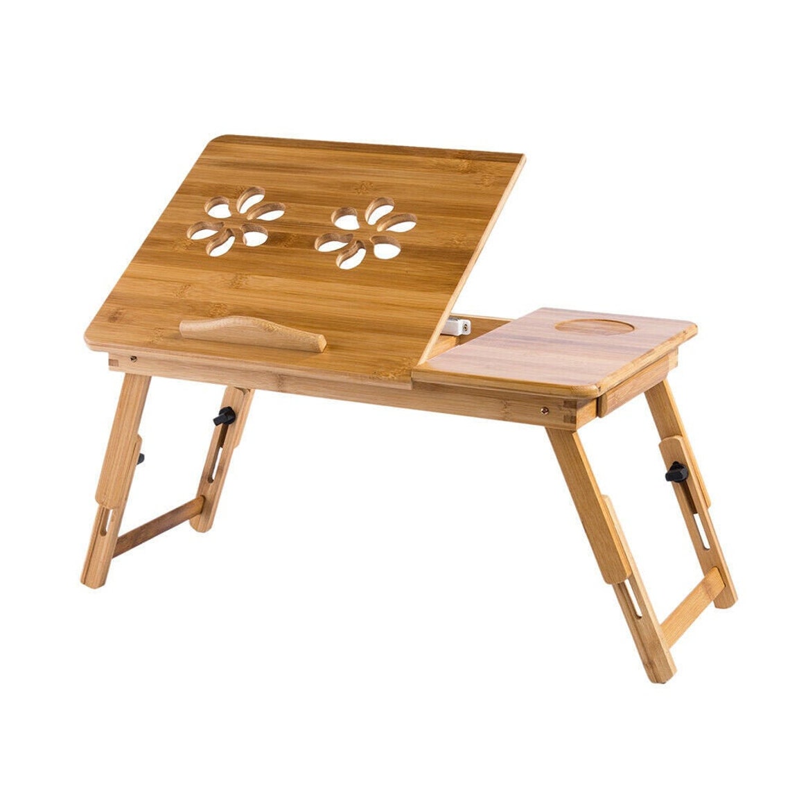 SALE Beautifully Made Bamboo Laptop Tray Stand Office / Etsy