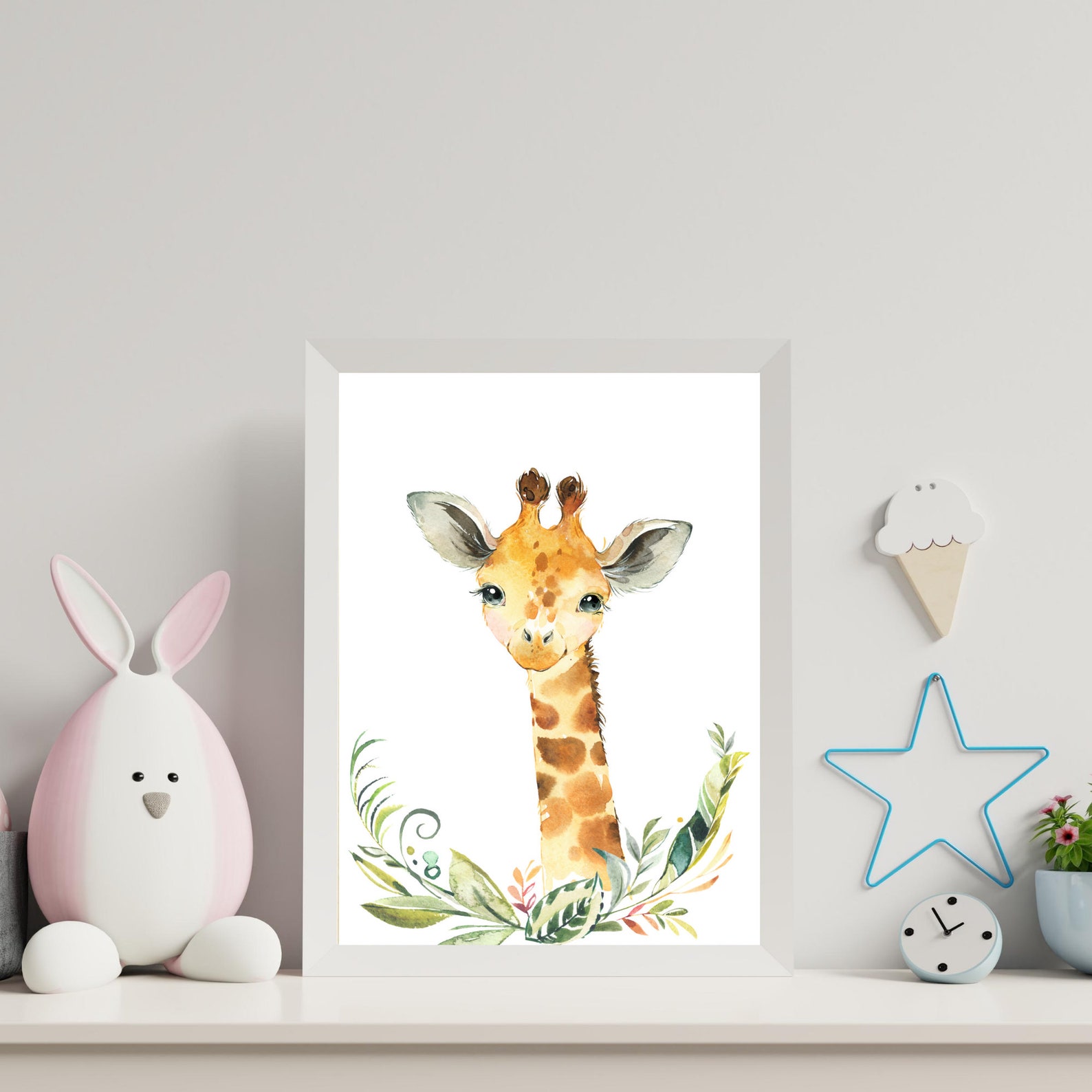 Safari Animals Nursery Decor Nursery Prints Nursery Wall Etsy