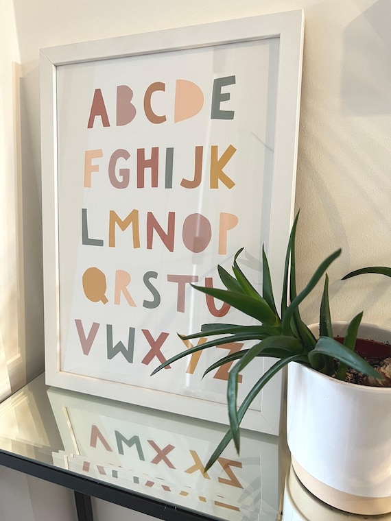 Modern Wood Picture Frame: Black, White, or Oak - UK Made