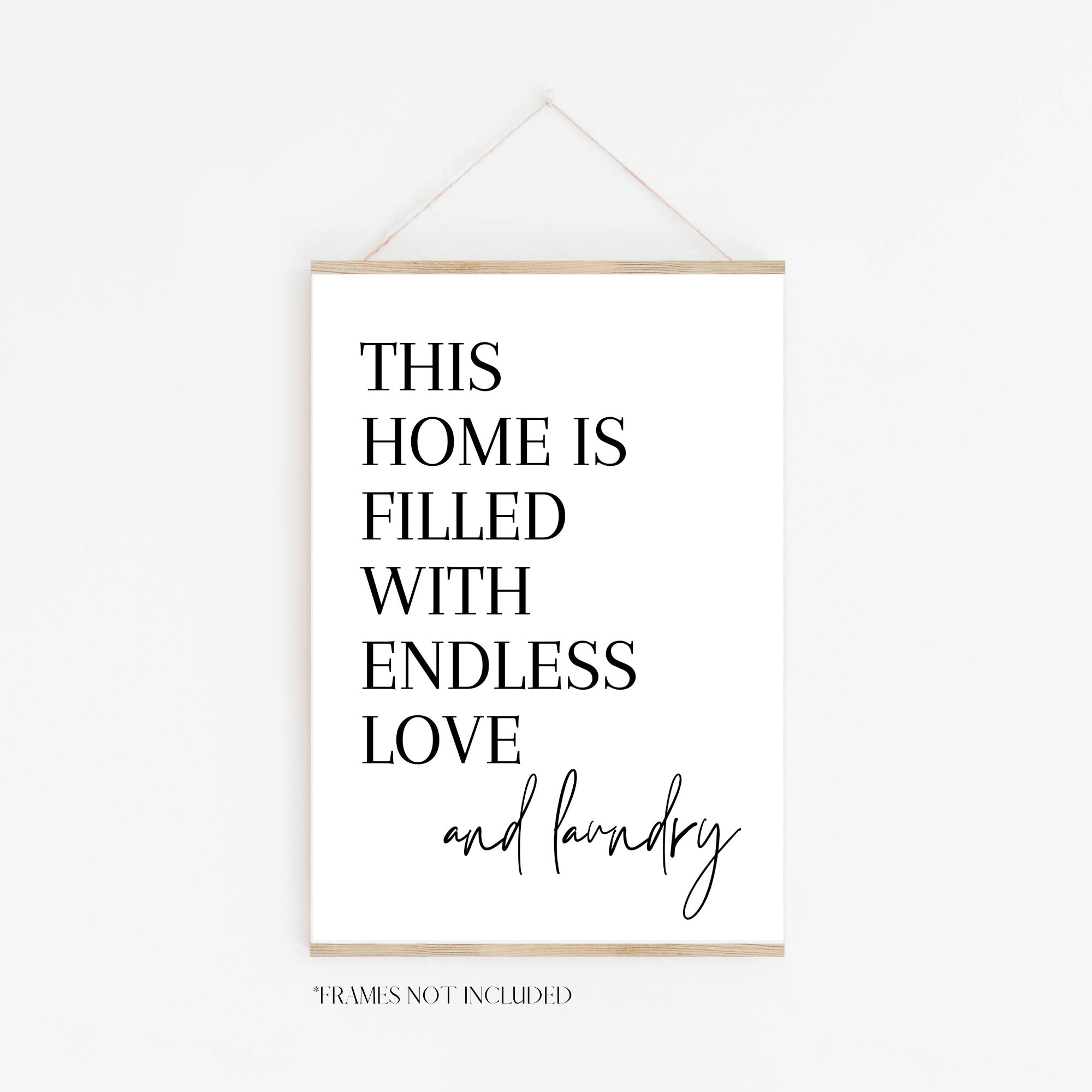 laundry print endless love and laundry quote utility room etsy
