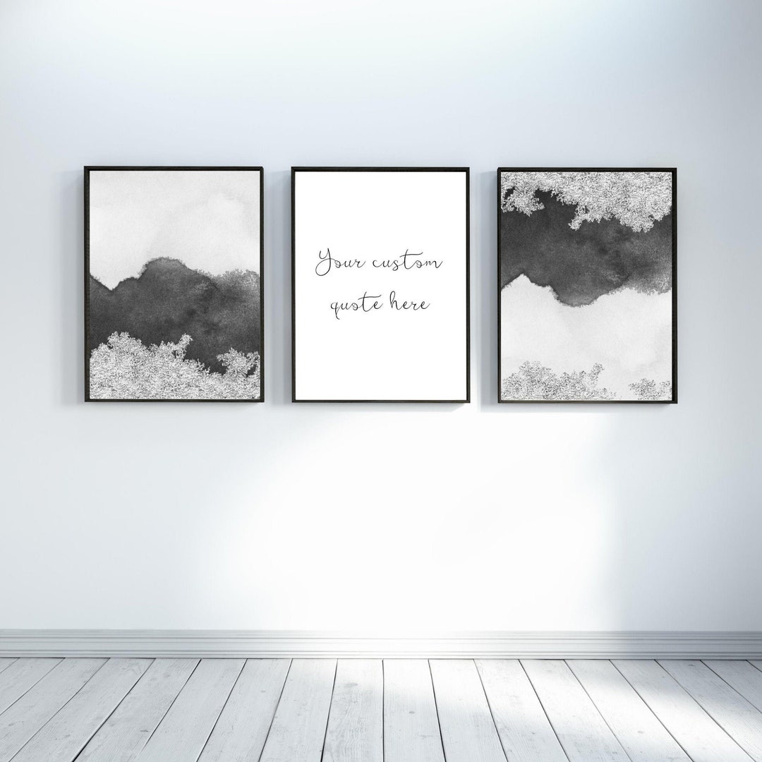 Abstract Wall Art Set of 3 Prints, Modern Wall Art, Abstract Art, Art ...