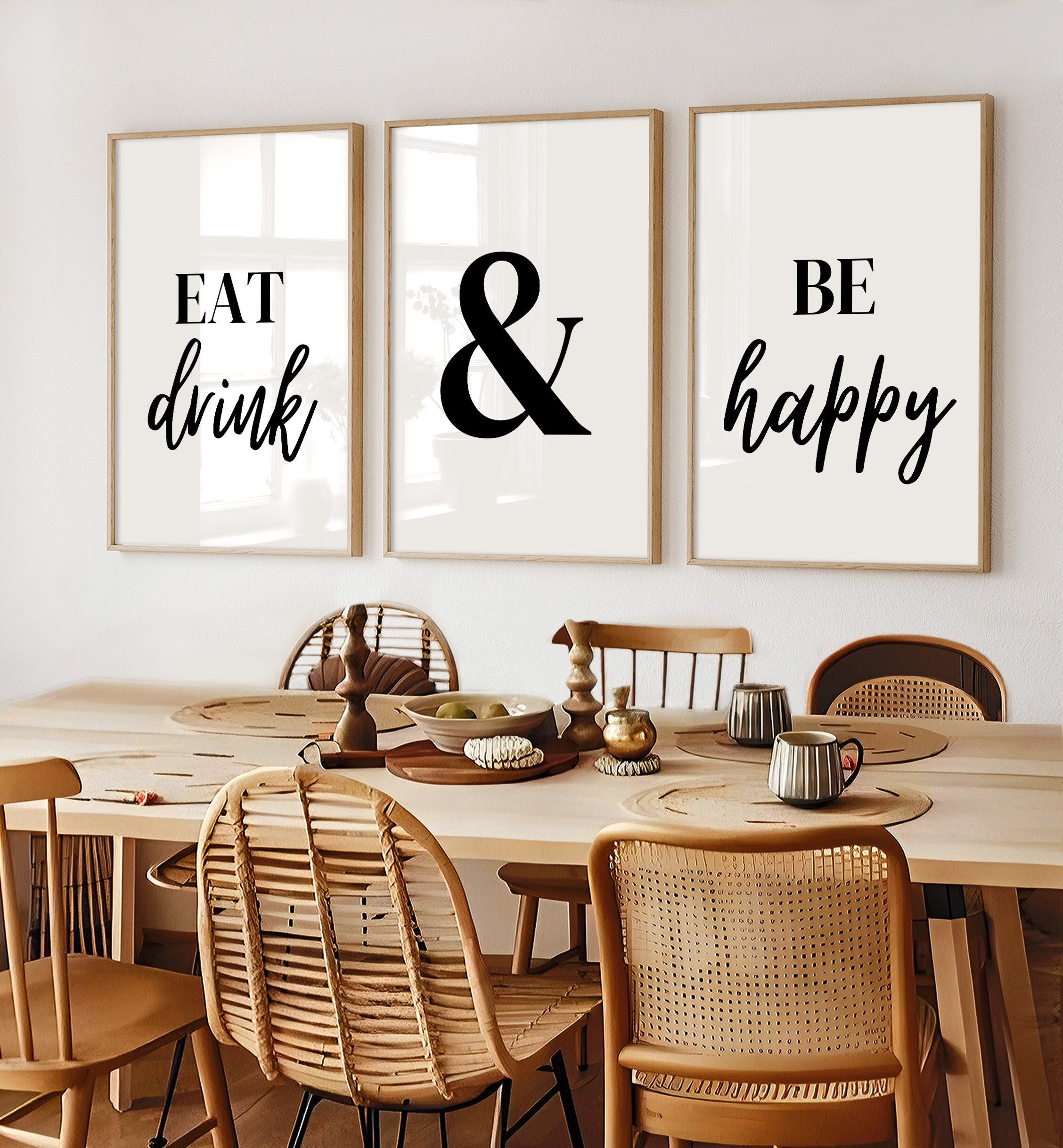 Kitchen Wall Decor , Set Of 4 Cool Funny Kitchen Signs Wall Decor,  Motivational Kitchen Art Home Decor, Funny Kitchen Decor | 8 X 10 Unframed  Prints