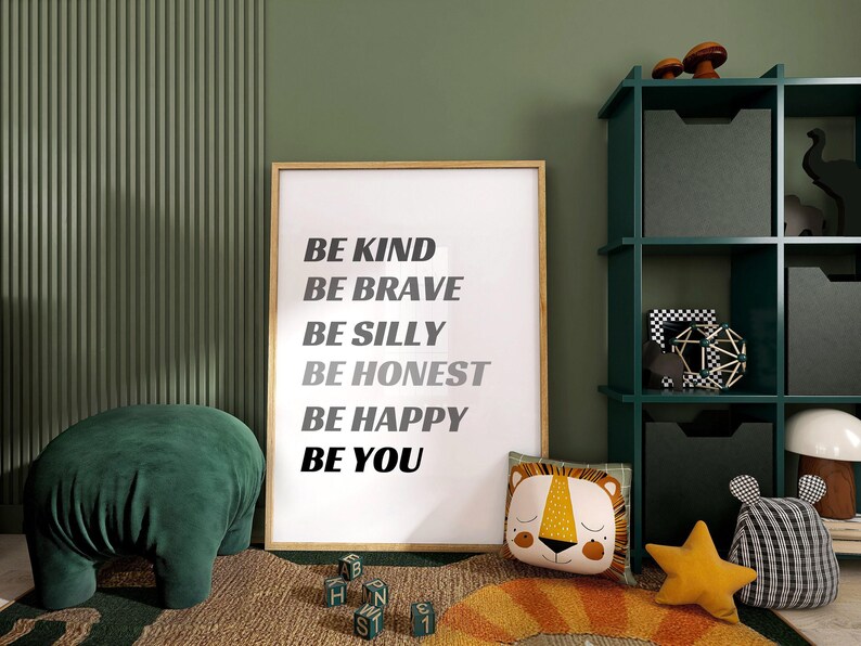 Kids quotes, Grey children's quotes, Encouraging words,UNFRAMED image 2