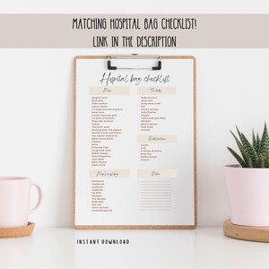 Baby wichtige Checkliste, Sofort Download Bild 5