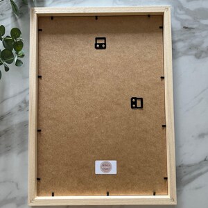 Marco de fotos de madera moderno: negro, blanco o roble - Fabricado en el Reino Unido imagen 3