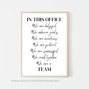 Office decor, office wall art, office prints, inspirational wall art, encouraging words,UNFRAMED