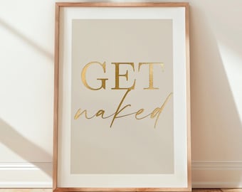 Funny Bathroom Print, Bathroom Quote Poster, Modern Aesthetic Bathroom, Guest Bathroom Art, Powder Room Decor Unframed